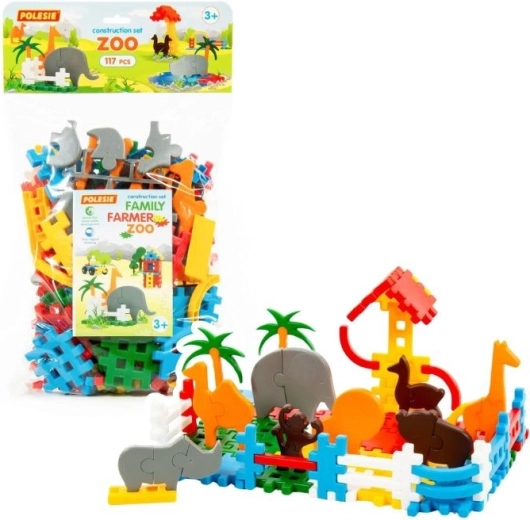 Blok Zoo Construction Set – 117 Pieces