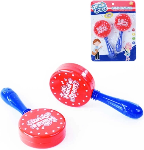 Maracas for children made of soft plastic, set of 2 pieces