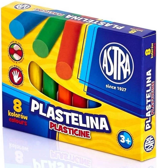 Kreatiivne plastiliin Astra 8x13 g