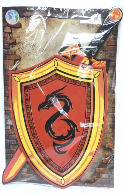 Vahtmõõk ja kilp lohemotiiviga