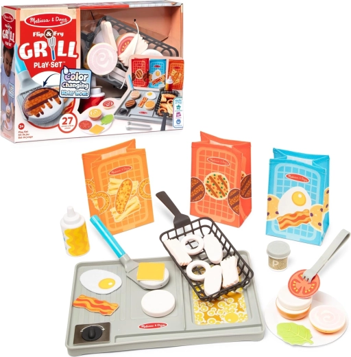 Melissa & Doug veega toimiv grillikomplekt lastele