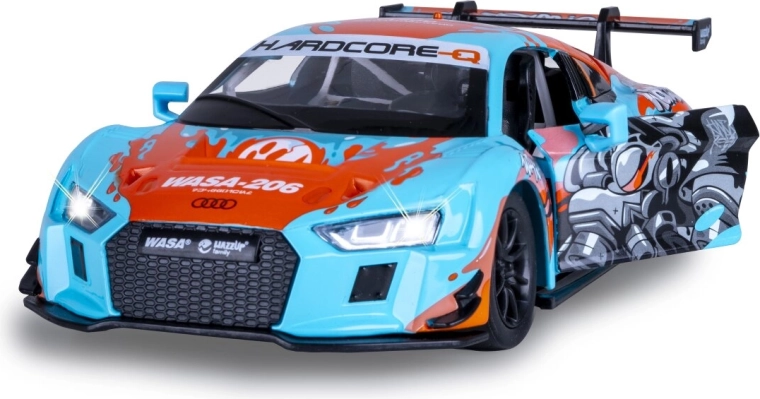 Metal Audi R8 LMS Model 1:24 Blue