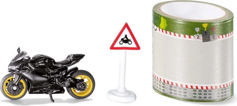 Siku Ducati Panigale 1299 with Stick-On Race Track