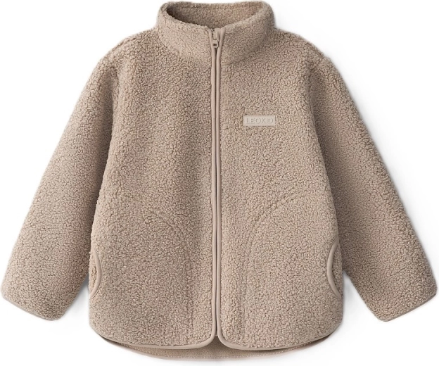 Leokid fleece jacket Theo Almond Milk 122