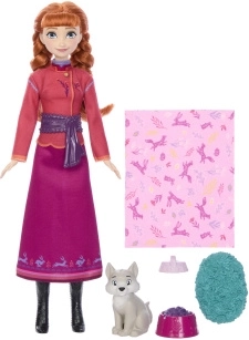 Disney Frozeni Anna nukk hundikutsikaga