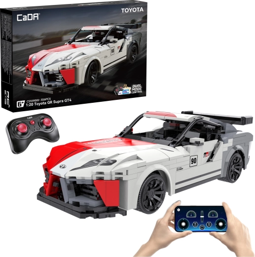 CaDA Toyota GR Supra GT4 RC ehituskomplekt (356 detaili)