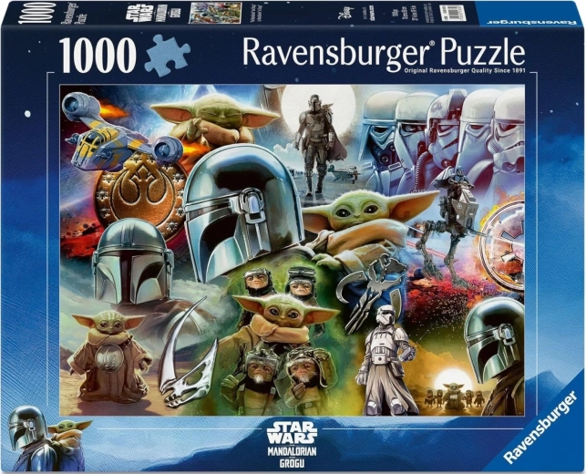 Ravensburgeri pusle Star Wars: Mandalorian ja Grogu 1000 tükki