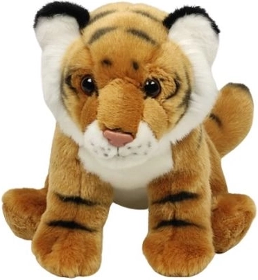 Istuv plüüstiger pruun tiiger 25 cm