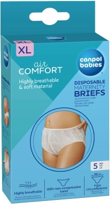 Ühekordsed sünnitusjärgsed aluspüksid CANPOL BABIES L/XL, 5 tk