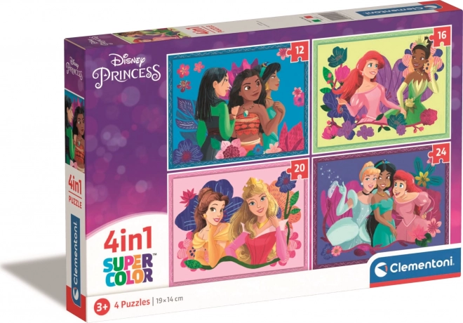 Clementoni Disney Princess Puzzle 4in1