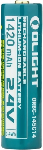 Laetav aku OLIGHT 14500 2,4 V 1420 mAh i5R-ile