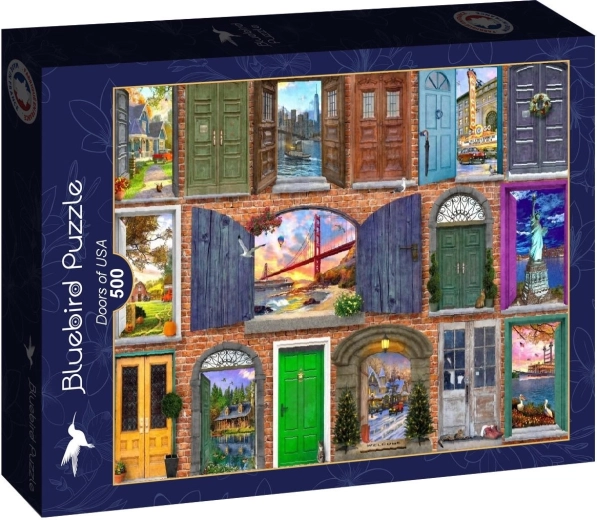 Bluebird puzzle Door to America 500 pieces