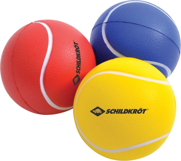 Schildkröt värvilised vahtpallid softballi jaoks 7 cm (3 tk)