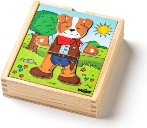 Puidust riietamispusle koerake