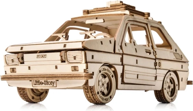 Little Story puidust 3D kokkupandav mudel FSO Fiat 126p