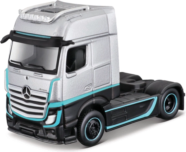 Maisto Mercedes-Benz Actros 1851 custom rigs hõbe-must 1:64