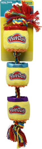 Pehme koera plushmänguasi PLAY-DOH köie ja piiksuga 46 cm