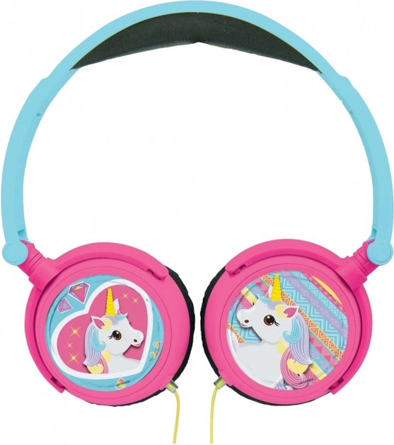 Foldable Kids Wired Headphones Unicorn