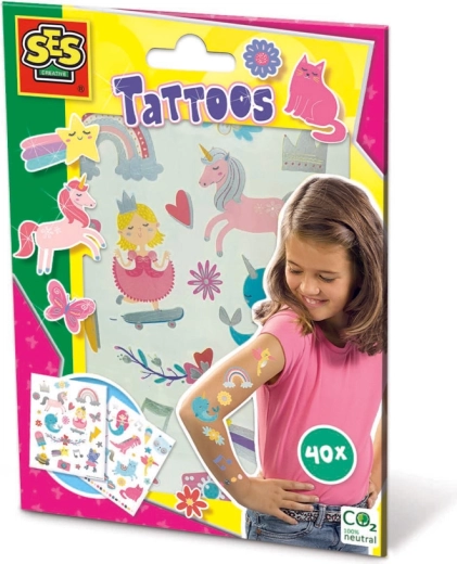 SES Tattoos for Girls, 40 Pieces