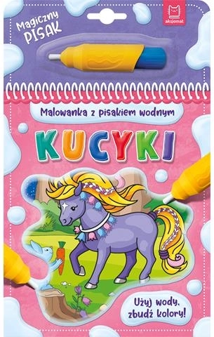 Water Coloring Book with Water Marker – Ponies