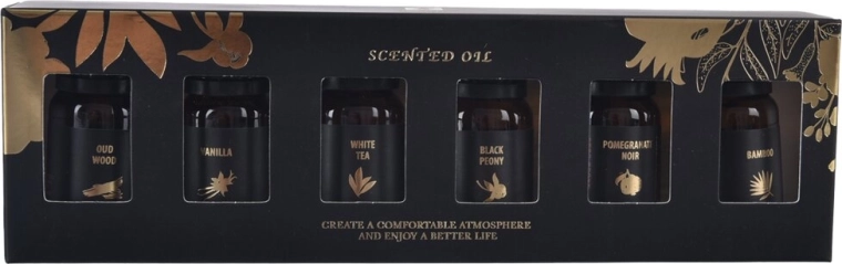 Black Essential Oil Gift Set 6×10 ml