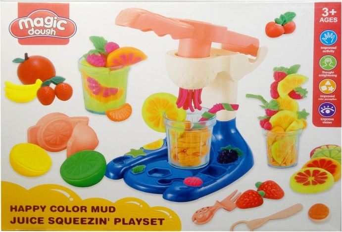 Modeling clay with extruder