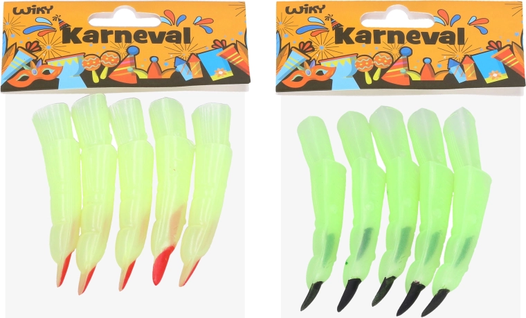 Karnevali rohelised nõiasõrmed – 10 tk