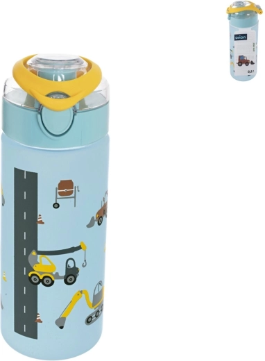Laste tritaanist joogipudel 0,5 l Saga korgiga – autod