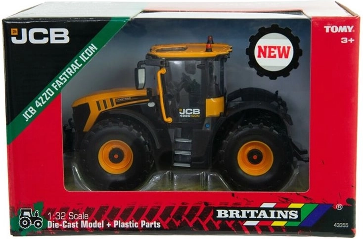 TOMY Britains JCB Fastrac 4220 Icon traktorimudel 1:32