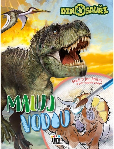 Värvi veega A4 dinosaurused
