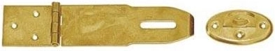 Covered locking hasp 180 × 45 × 2 mm for padlock