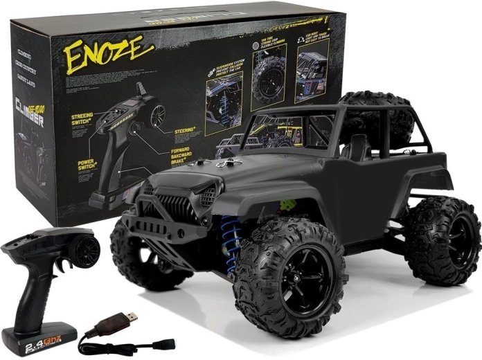 Off-road RC car ENOZE 1:18 Black (up to 40 km/h)