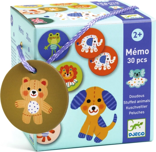 Djeco mälumäng pehmete loomakestega