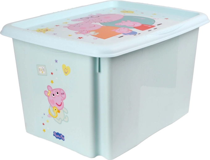 Kaane jaotusega plastist hoiukast Peppa Pig, 30 l
