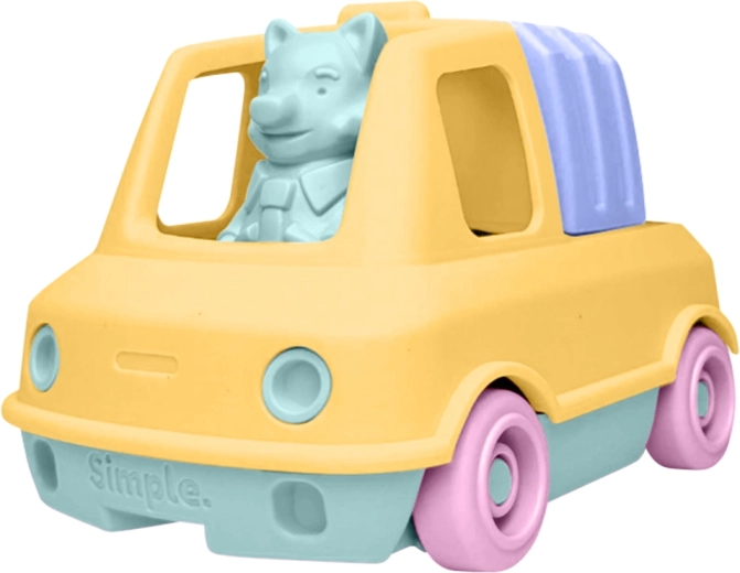 Simple. oranž prügiveoauto lastele liiva ja vee jaoks