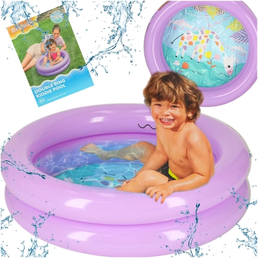 Laste täispuhutav bassein Bestway, 61 cm, lilla