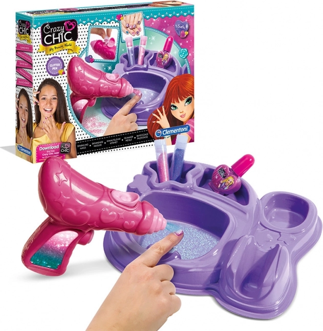 Clementoni Crazy Chic sädelevad küüned – loov komplekt küünte kaunistamiseks lastele