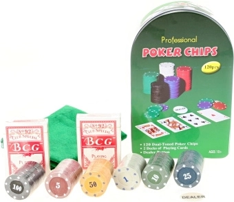 Pokkerikomplekt plekk-karbis