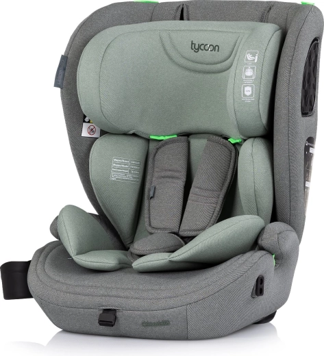 Chipolino Tycoon i-Size car seat 76–150 cm basil