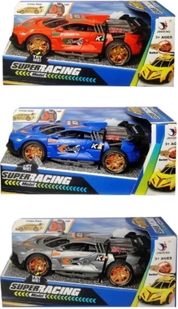 Racing car with light effect
