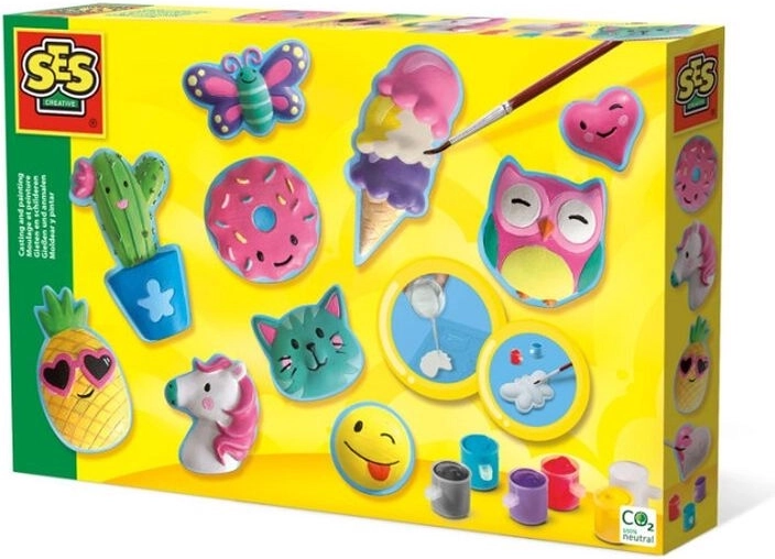 SES creative set – plaster casts cheerful figures