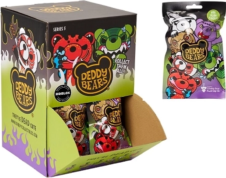 Deddy Bears Roblox plüüsist võtmehoidja, 5. seeria (blind bag)