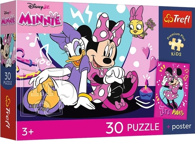 Puzzle Premium Plus Kids Rõõmus Minnie (30 tükki)