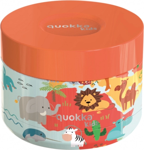 Roostevabast terasest toidutermos Quokka Whim Map of Life 360 ml