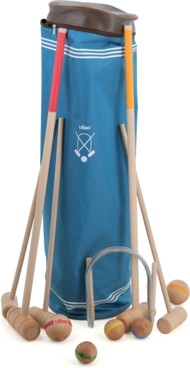 Vilac croquet set for the whole family with carrying bag