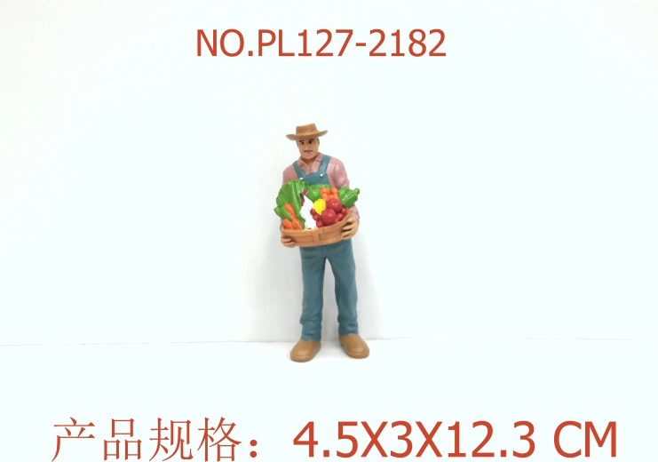 Farmer figurine 12.3 cm - 1 piece