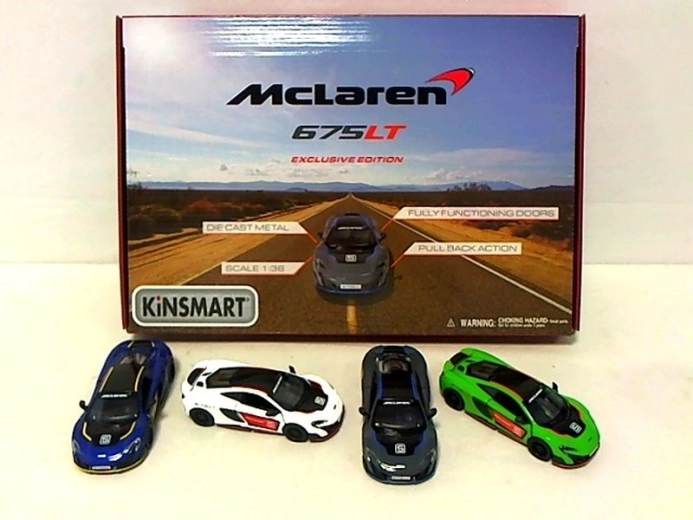 Metallist auto McLaren 675LT 1:36 tagasitõmbeajamiga (pull-back) - 1 tk