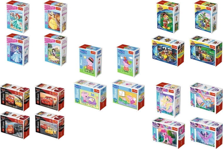 Puzzle Mini Maxi – värvilised pusled kõige väiksematele, 20 tükki
