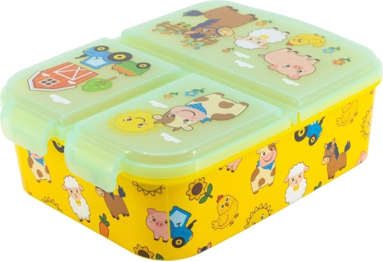 Stor large snack box with compartments – farm