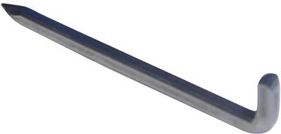 100 mm läikiv klamber (100 tk)
